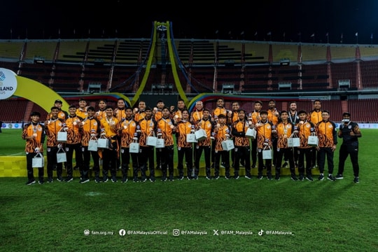 U22 Malaysia giành HCĐ SEA Games 33 sau 20 năm chờ đợi