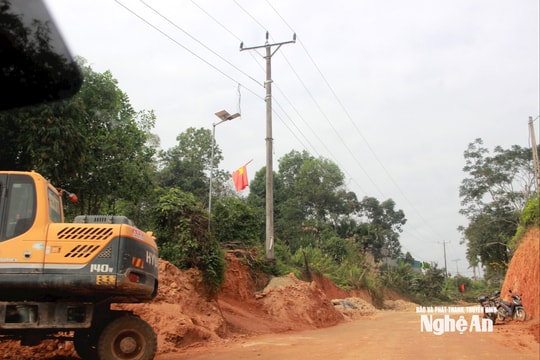 Vướng mặt bằng, tuyến đường Hạnh Dịch chưa thể hoàn thành đúng tiến độ