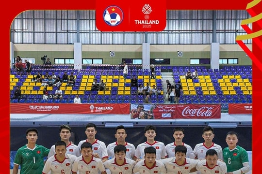 Futsal Việt Nam thắng trận cuối 4-2 nhưng trắng tay tại SEA Games 33
