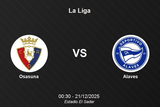 Nhận định Osasuna vs Alaves - Vòng đấu La Liga