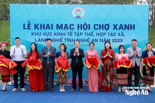 Nghệ An tổ chức Hội chợ Xanh 2025 kết nối tiêu thụ sản phẩm kinh tế tập thể, hợp tác xã