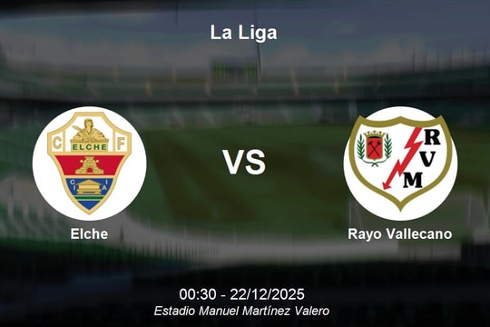 Nhận định Elche vs Rayo Vallecano - La Liga