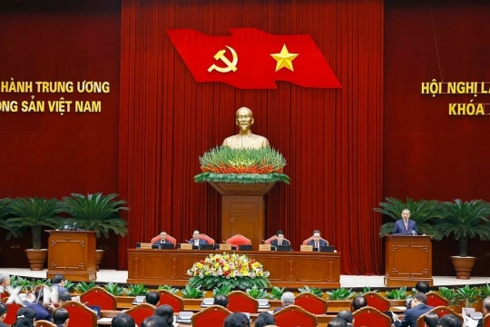 Toàn cảnh phiên khai mạc Hội nghị lần thứ 15 Ban Chấp hành TW Đảng khóa XIII