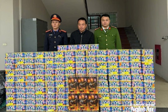 Công an Nghệ An khởi tố 3 vụ, 5 đối tượng, thu giữ gần 500 kg pháo nổ