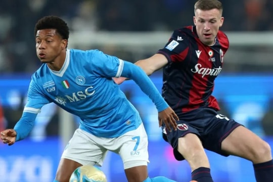 Napoli vô địch Siêu cúp Italia: David Neres tỏa sáng với cú đúp