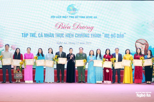 Hơn 2.800 trẻ mồ côi Nghệ An được hỗ trợ tại chương trình 'Mẹ đỡ đầu'