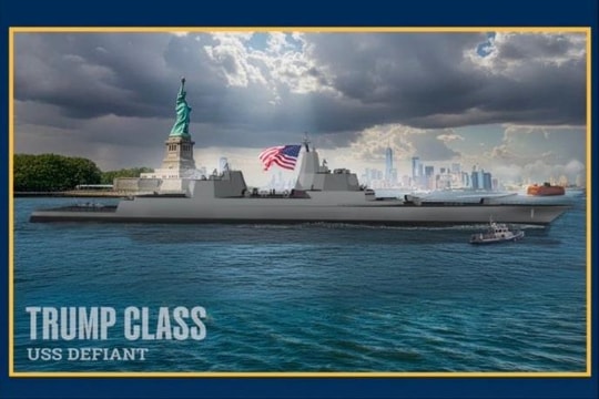 Tổng thống Trump công bố 'Hạm đội Vàng' và lớp chiến hạm mới mang tên mình