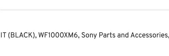 Sony WF-1000XM6: Lộ diện các phiên bản màu và thời điểm ra mắt