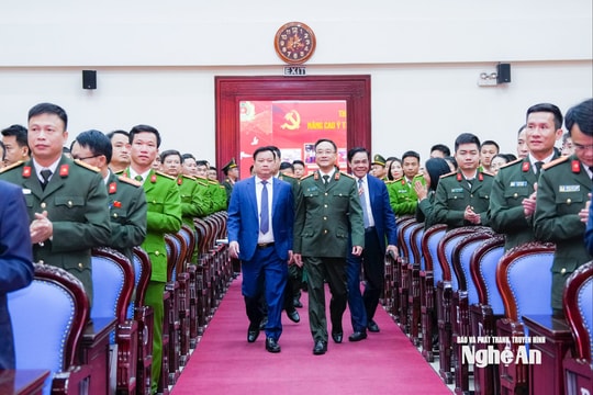 Công an tỉnh Nghệ An triển khai chương trình công tác năm 2026
