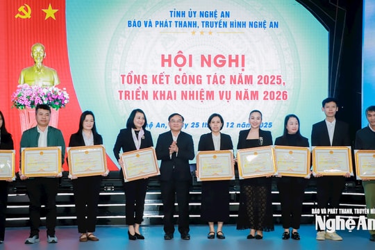 Báo và phát thanh, truyền hình Nghệ An triển khai nhiệm vụ năm 2026