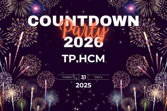 Countdown 2026 tại TP. Hồ Chí Minh: Chuỗi sự kiện sôi động chào năm mới