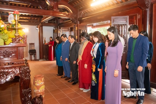 Nghệ An tổ chức Lễ kỷ niệm 158 năm Ngày sinh Nhà chí sĩ yêu nước Phan Bội Châu