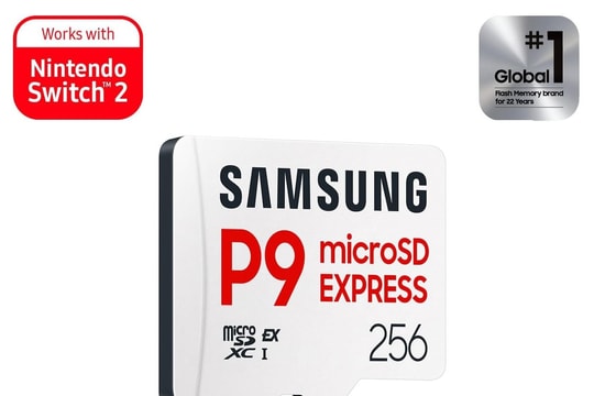 Thẻ nhớ Samsung P9 Express giảm 40%: Giải pháp bộ nhớ giá hời cho Nintendo Switch 2