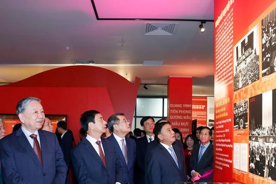 Tổng Bí thư Tô Lâm dự khai mạc triển lãm về Đại hội Đảng