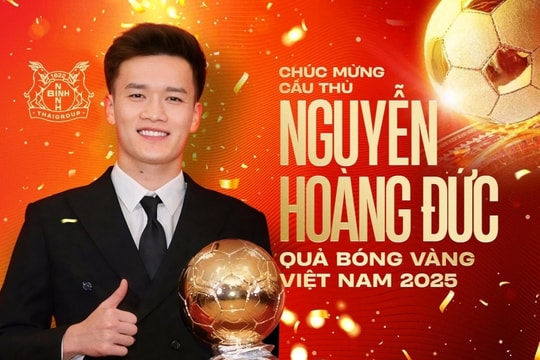 Nguyễn Hoàng Đức lập hat-trick Quả bóng vàng Việt Nam