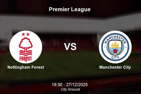 Nhận định Nottingham Forest vs Manchester City - Premier League