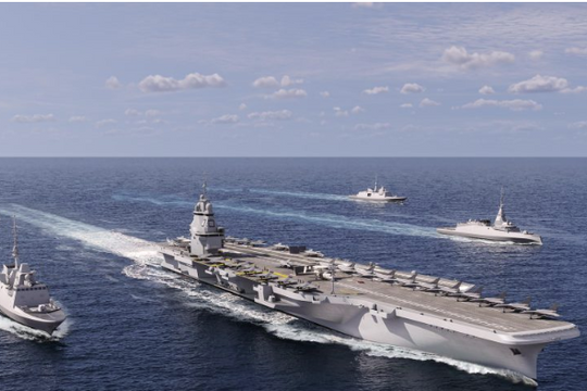 Pháp khởi động đóng tàu sân bay hạt nhân thế hệ mới