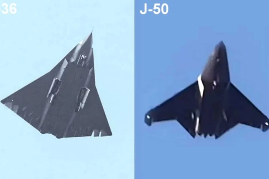 Trung Quốc đẩy mạnh thử nghiệm các dòng tiêm kích thế hệ 6 J-36 và J-50