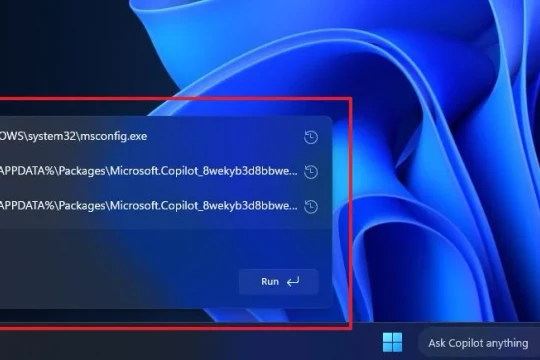Cách kích hoạt giao diện hộp thoại Run mới trên Windows 11