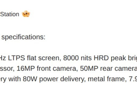 HONOR Power 2: Pin 10.080 mAh trong thân máy mỏng dưới 8mm