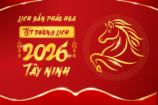 Tây Ninh bắn pháo hoa Tết Dương lịch 2026 tại Eco Retreat