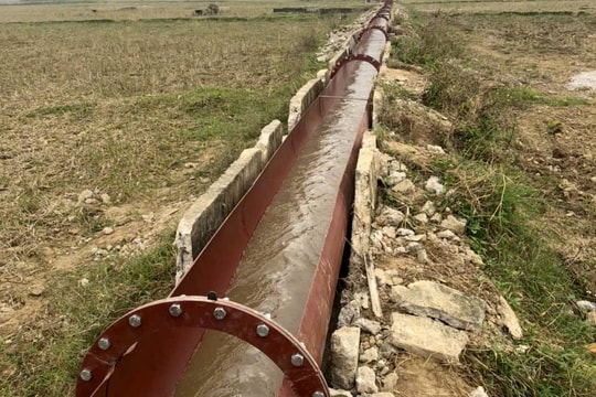 Nhiều xã miền núi Nghệ An khẩn trương khắc phục thủy lợi, bảo đảm nước sản xuất vụ Xuân