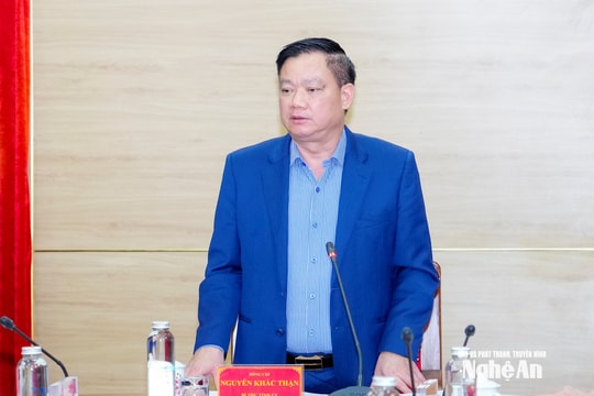 Thường trực Tỉnh ủy giao ban với các cơ quan khối Nội chính