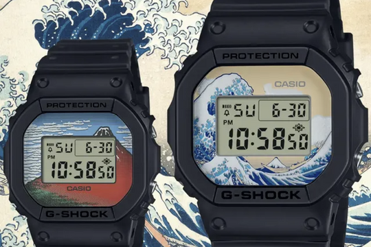 Casio G-Shock DW-5600 sắp ra mắt hai phiên bản nghệ thuật Hokusai