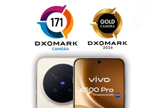 Vivo X300 Pro vươn lên vị trí thứ hai bảng xếp hạng DxOMark, đối đầu trực tiếp iPhone 17 Pro