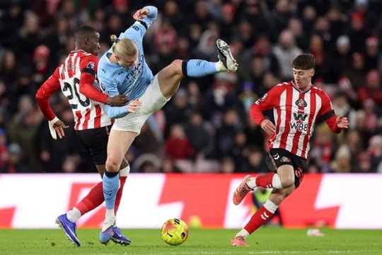 Man City hòa bạc nhược Sunderland: Nguy cơ tan mộng vô địch Ngoại hạng Anh
