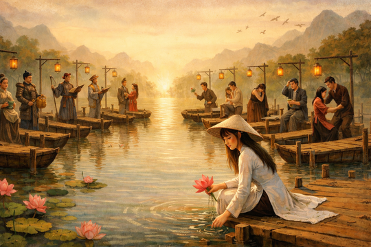 Đọc truyện đêm khuya: Mười ba bến nước