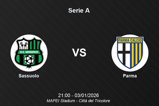 Nhận định Sassuolo vs Parma - Serie A: Thử thách cho đội chủ nhà