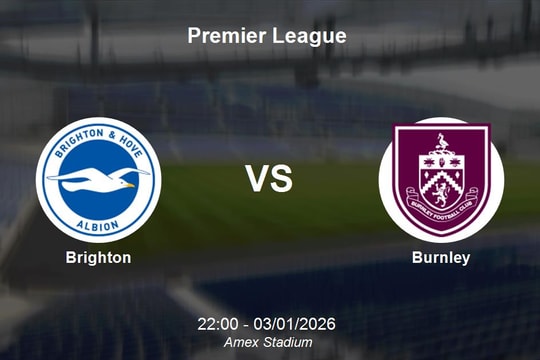 Nhận định Brighton vs Burnley - Premier League: Cơ hội bứt phá tại Amex Stadium