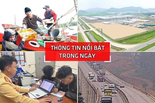 Nghệ An: Thông tin nổi bật ngày 3/1