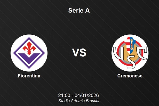 Nhận định Fiorentina vs Cremonese - Serie A: Cơ hội thoát hiểm cho đội cuối bảng
