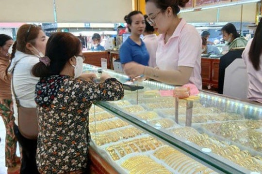 Giá vàng hôm nay 5/1/2025: Vàng miếng, vàng nhẫn trong nước lúc 10h sáng
