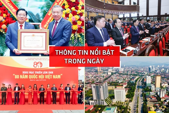 Nghệ An: Thông tin nổi bật ngày 5/1