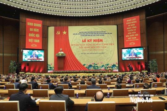 Phó Bí thư Tỉnh ủy Võ Thị Minh Sinh dự kỷ niệm 80 năm Ngày tổng tuyển cử đầu tiên bầu Quốc hội Việt Nam