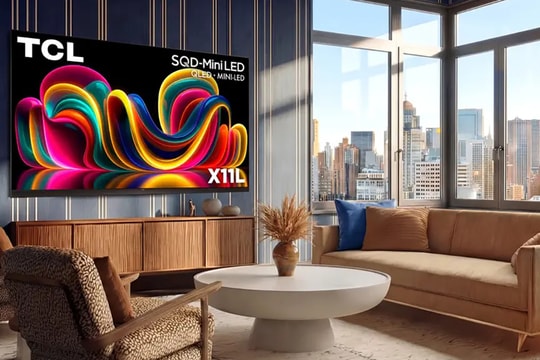 TCL ra mắt TV X11L SQD-Mini LED: Độ sáng 10,000 nits và 20,000 vùng làm mờ