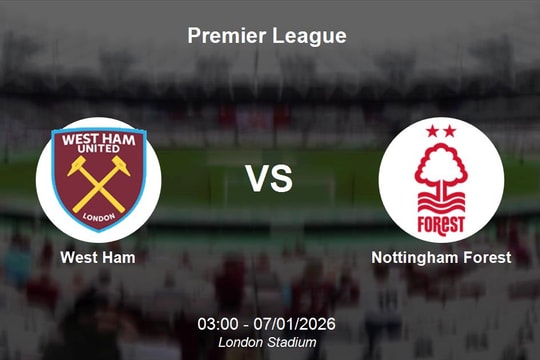 Nhận định West Ham vs Nottingham Forest - Đại chiến trụ hạng Premier League