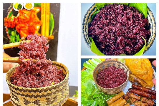 Ép khảu của người Thái ở Nghệ An thành hàng Tết