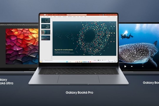 Samsung ra mắt Galaxy Book 6 Series: Chip Intel Core Ultra 3 và thời lượng pin 30 giờ
