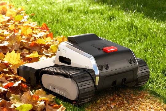 Robot cắt cỏ Lymow One Plus: Bước tiến mới với bánh xích vượt địa hình và AI thông minh