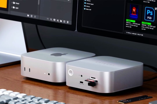 Satechi CubeDock: Trạm kết nối Thunderbolt 5 cho Mac mini tích hợp SSD và sạc 140W