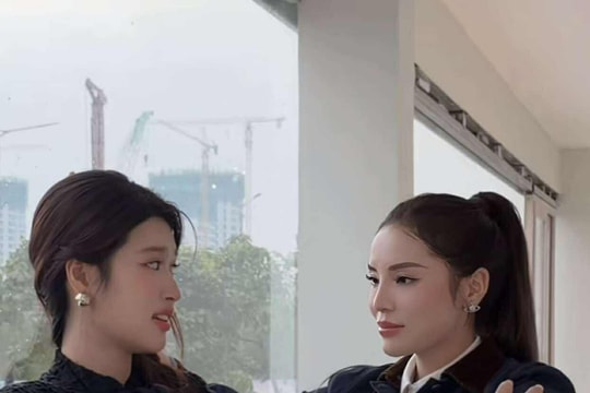 Hoa hậu Kỳ Duyên và Đoàn Thiên Ân gây chú ý với lời hứa bảo vệ nhau cả đời