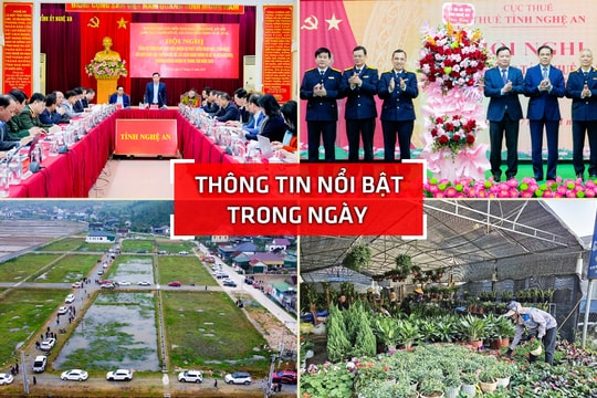 Nghệ An: Thông tin nổi bật ngày 7/1