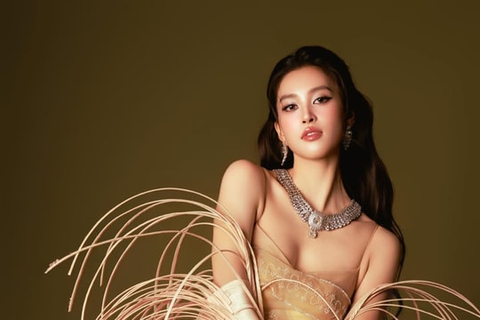 Hoa hậu Tiểu Vy khoe sắc vóc quyến rũ trong bộ ảnh chào đón năm mới 2026