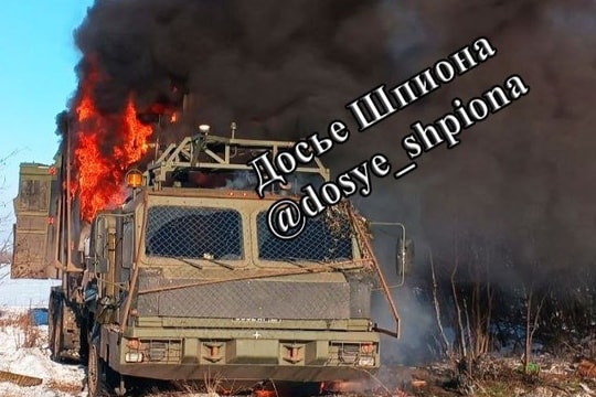 Ukraine phá hủy đài radar 50N6E của hệ thống phòng không S-350 Vityaz tại Donetsk