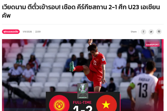 U23 Việt Nam chưa chắc suất tứ kết dù toàn thắng: Sự nhầm lẫn của truyền thông Thái Lan