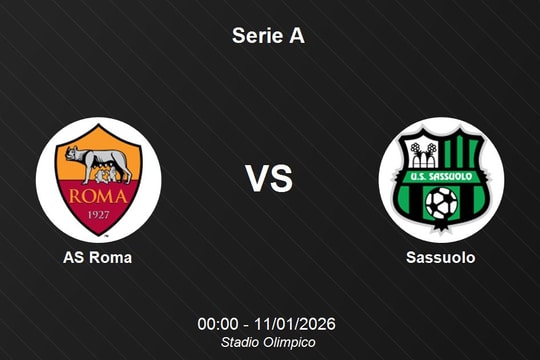 Nhận định AS Roma vs Sassuolo - Serie A: "Giallorossi" quyết tâm xây chắc vị trí top 5